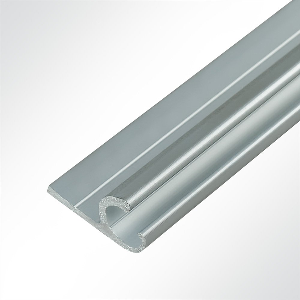 Artikelbild 10x Kederschiene Kederleiste Kederprofil Aluminium eloxiert fr Keder 6,0-9,0mm Lnge 6m