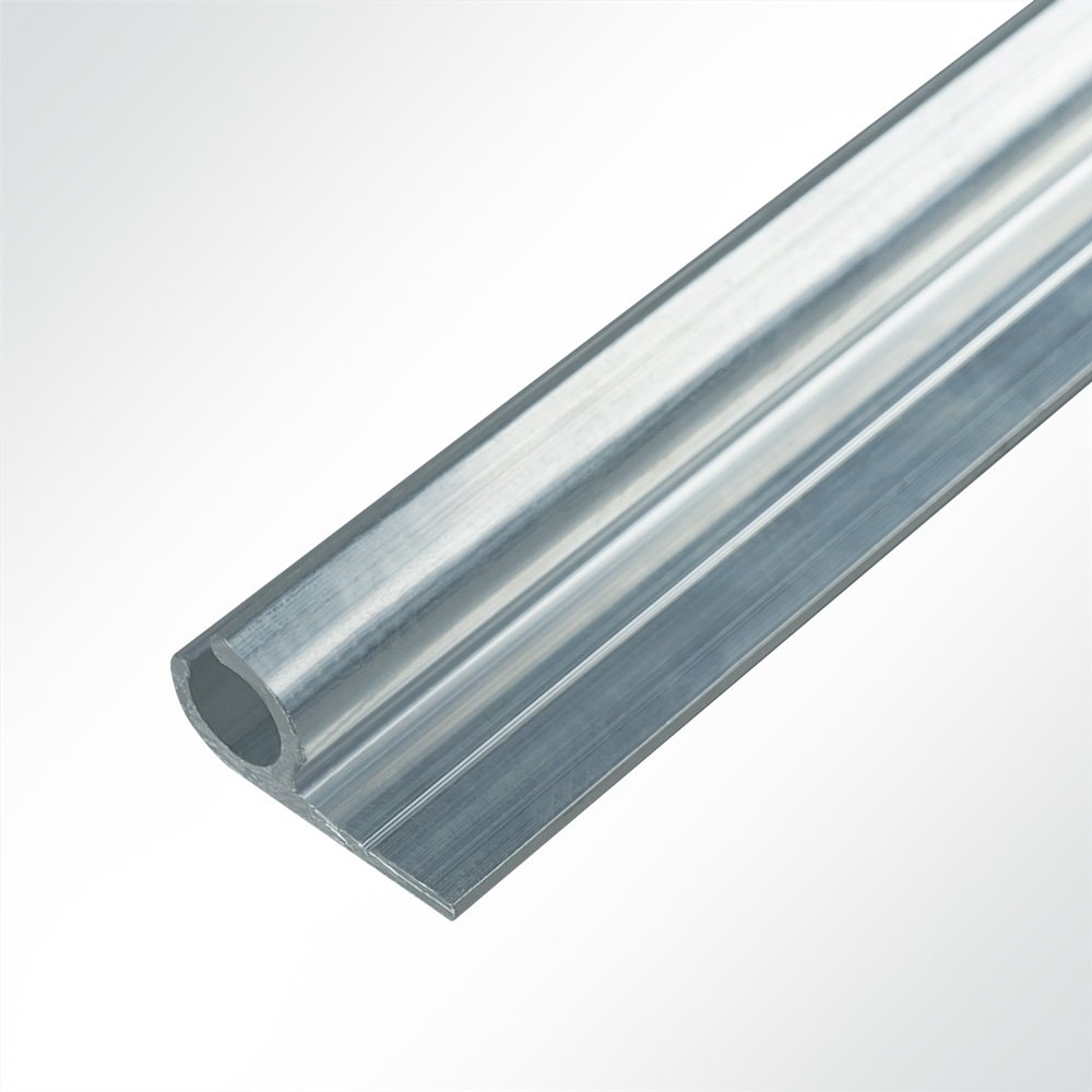 Artikelbild 10x Kederschiene Kederleiste Kederprofil Aluminium pressblank fr Keder 6,0-9,0mm Lnge 6m