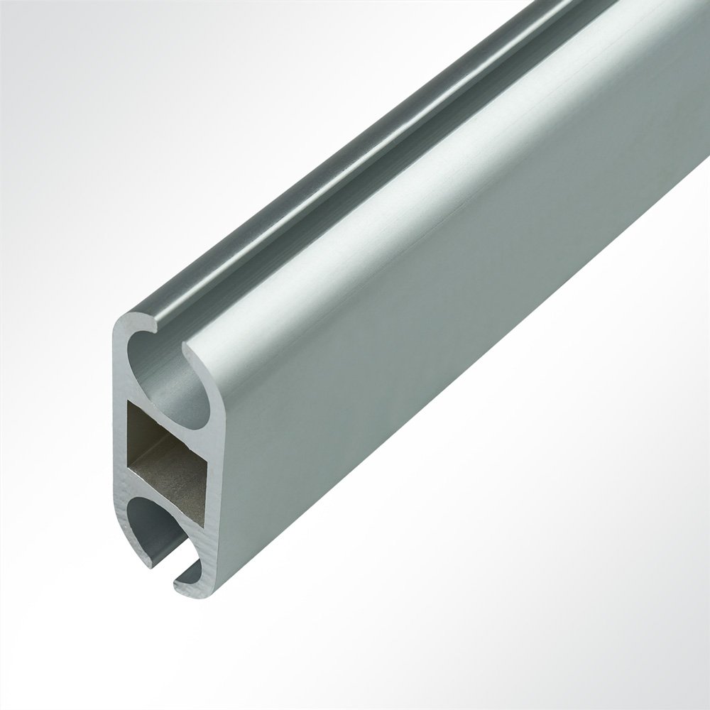 Artikelbild Doppelkederschiene Doppelkederleiste Kederverbundprofil Aluminium eloxiert fr Keder 6,0-15,0mm Lnge 6m