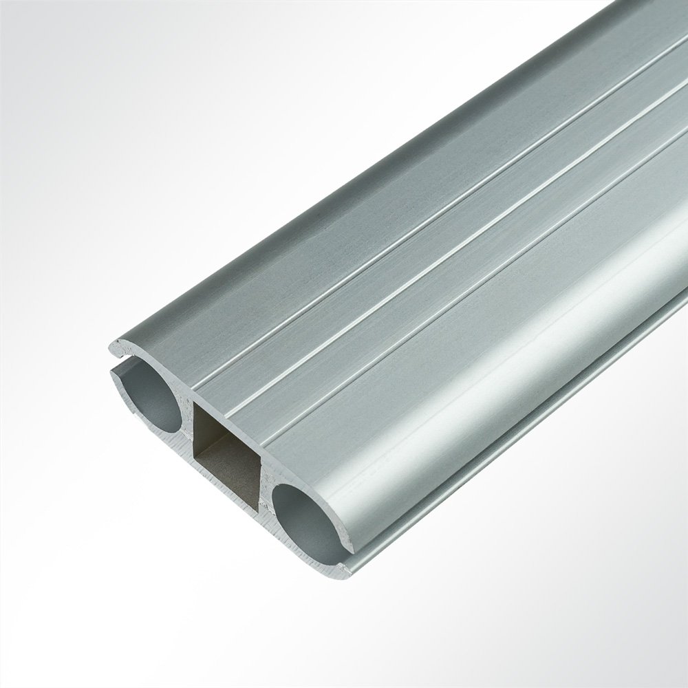 Artikelbild Doppelkederschiene Doppelkederleiste Kederverbundprofil Aluminium eloxiert fr Keder 6,0-15,0mm Lnge 6m