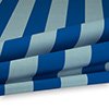 Vorschau Markisenstoff / Tuch teflonbeschichtet wasserabweisend Breite 120cm Streifen (8,5cm) Sepiabraun himmelblau